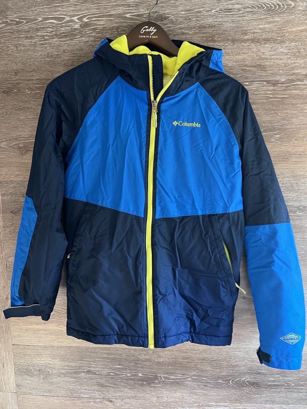 Columbia Kids Boy's Size Large Jacket Size Large Winter Snow Hooded Warm